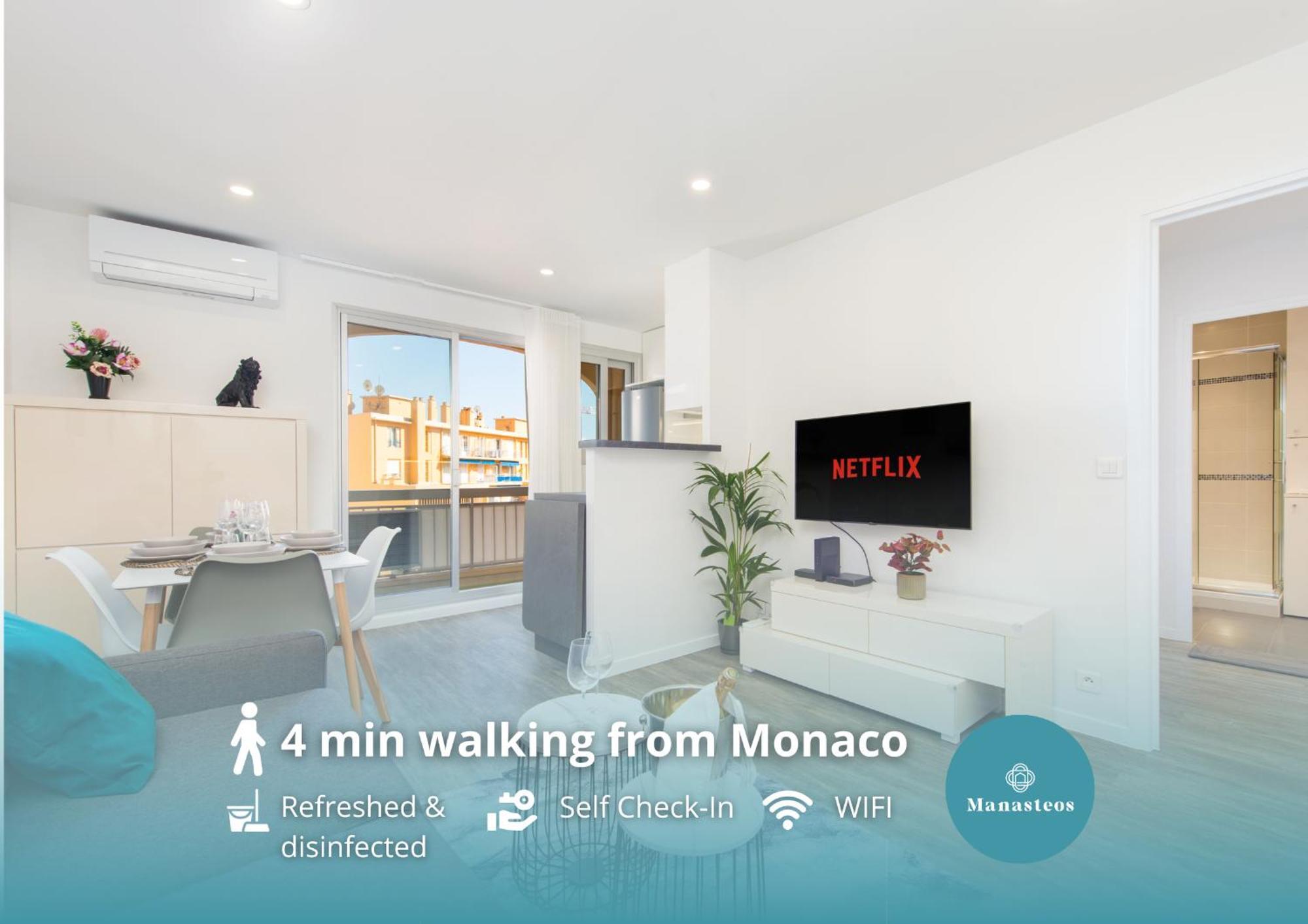 Monaco A Pied - Spacieux Appartement - Balcon - Ca Beausoleil Extérieur photo